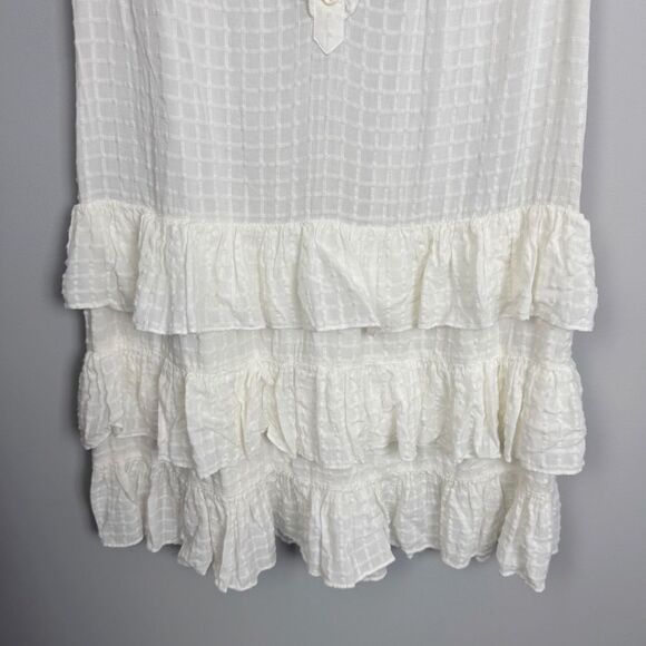 LA VIE | REBECCA TAYLOR Off White Checkered R
Layer Dress Women’s Size X-Small - Picture 7 of 12